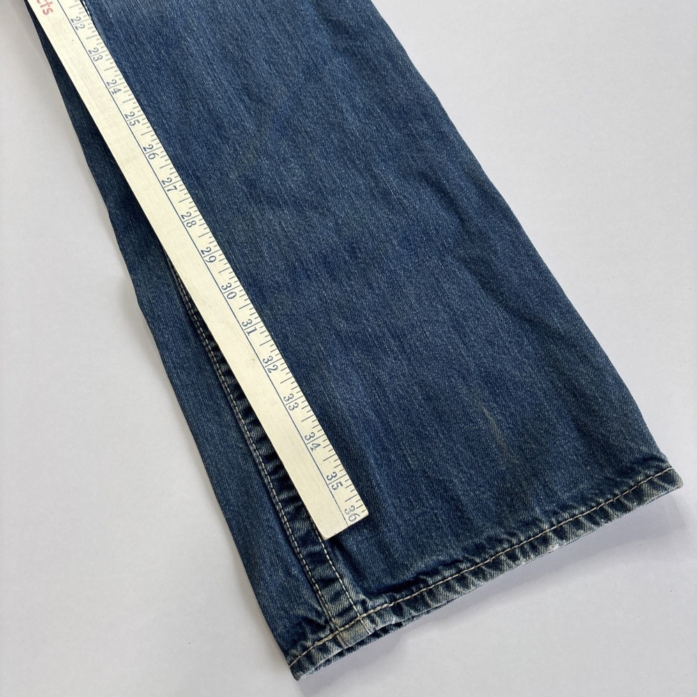 Big Star Remy Low Rise Boot Cut Women's 28XXL Flap Pocket Blue Jeans Y2K 32x38 - Picture 13 of 14